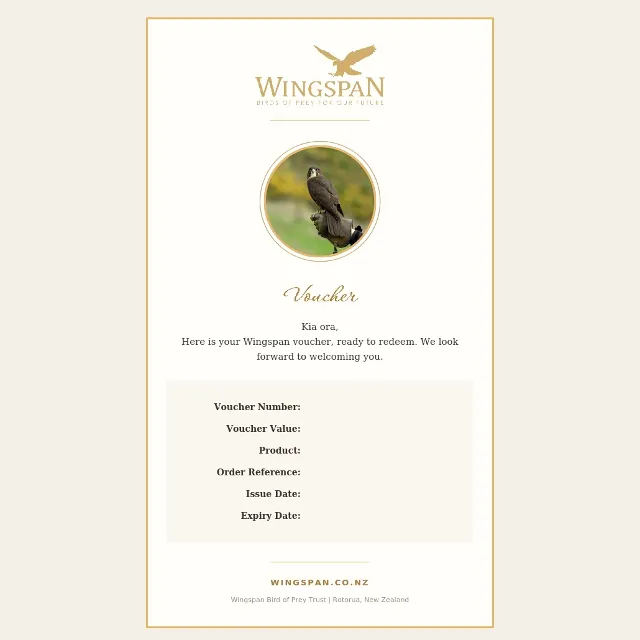 Captive Bird Sponsorship (Absolute) Gift Voucher